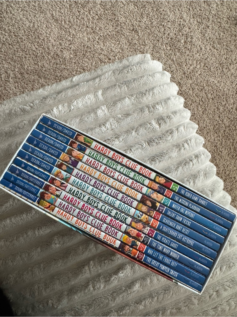 Hardy Boys Clue Book Set - Blue Spined Collection